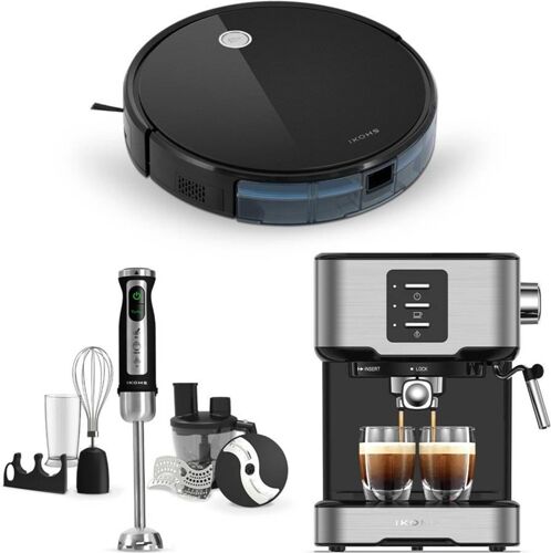 IKOHS Aspirador Robot + Batidora de Mano + Cafetera IKOHS NETBOT S15 + FULLMIX STYLANCE PRO + BARISMATIC 20B