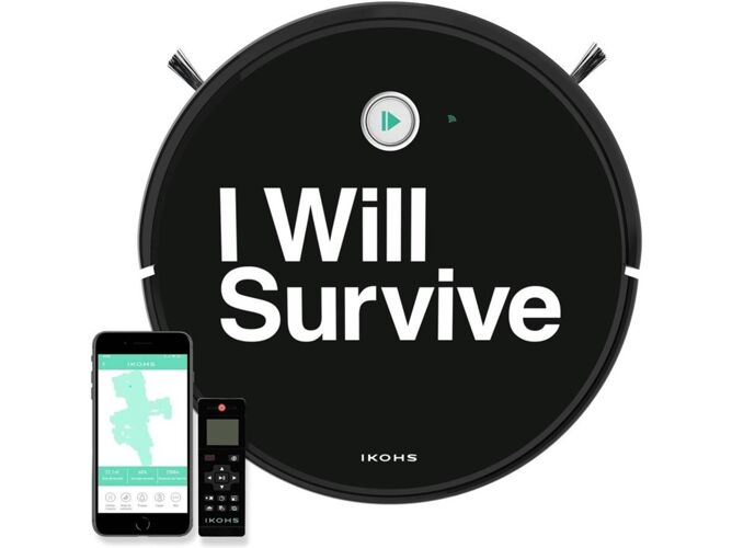 IKOHS Aspiradora Robot IKOHS Netbot 15 +Pegatinas IKOHS "I Will Survive" (Autonomía: 120 min)