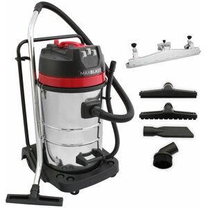 Monster Shop - maxblast Aspirateur Industriel de 80 Litres 3000W & Embout d'Aspiration Additionnel pour un Nettoyage Professionnel - grey - Publicité