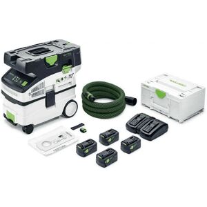 Aspirateur pour chantier 36V (4x5,2 Ah) ctmc midi I-Plus cleantec Festool 577151 - Publicité