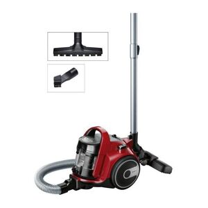 BGC05AAA2 Aspirateur sans sac - 78dB - Capacite du bac 1.5L - Filtre hepa 12 lavable - Rouge - Bosch - Publicité