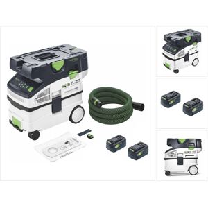 Ctlc midi I-Basic Aspirateur sans fil mobile 36 v ( 2x 18 v ) Classe de poussière l + 2x batterie 5,0 Ah - sans chargeur - Festool - Publicité