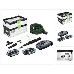 Ctmc sys Aspirateur sans fil 36V (2x 18 v) Classe de poussière m + 2x Batteries 4,0 Ah + Chargeur - Festool - Publicité