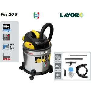 Aspirateur eau et poussières (+ souffleur) 1000W 20L 30L/s 180 mbar - 18 kPa - vac 20 s - Lavor