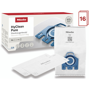 Miele Pack XXL Hyclean Pure GN 80% matieres recyclees X16 SACS - Publicité