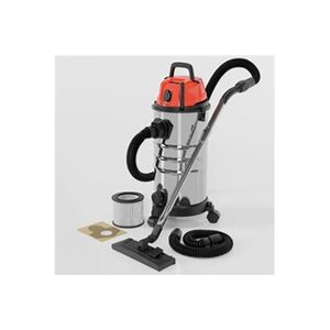 Timbertech Aspirateur Industriel - 30 l, Fonction de Soufflage, 2300 W, 3 Filtres, avec Kit de Nettoyage, en Rouge - Aspirateur à Sec et Humide, Aspirateur - Publicité