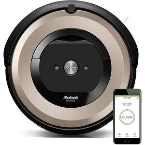 Roomba e6 robot aspirateur Sans sac Beige, Noir - Neuf