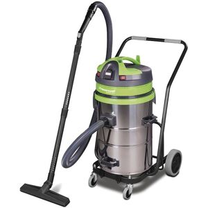 Aspirateur sans sac industriel 1150W, 62L (eau et poussière) Cleancraft WETCAT 262 IET - Publicité