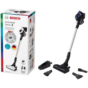 Bosch Unlimited Serie 6 BBS611MAT - Aspirateur - balai/à main (2-en-1) - sans sac - sans fil - bleu nuit - Publicité