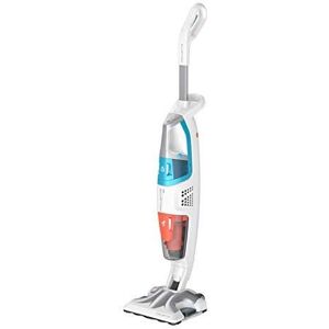 Rowenta Clean & Steam Multi RY8544WH - Nettoyeur vapeur/aspirateur - balai - sans sac - blanc - Publicité