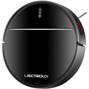 Liectroux M7S Pro Robot Aspirateur Balayage Aspirateur Vadrouille Navigation Carte 2D Intégrée, Batterie 4400mAh, Run 110mins - Noir - Publicité