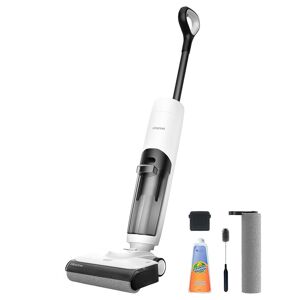 F10 Aspirateur sec et humide sans fil , autonettoyant, auto-séchant, réservoir d'eau de 650 ml, autonomie maximale de 30 minutes, batterie 2500 mAh, écran LED, commande vocale