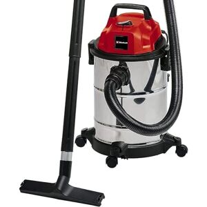 Einhell Aspirateur eaux et poussières TC-VC 1820 S (1250 W, Longueur tuyau : 1,5, Livré avec flexible, sac à poussière, filtre mousse, buse pour rainures, adaptateur, 3 tubes, grande buse) - Publicité