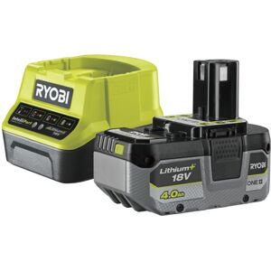 Ryobi Pack Nrj 1 Batterie Lithium One+ 18v 4,0 Ah Compacte Et 1 Chargeur Rapide 2,0 A Ryobi