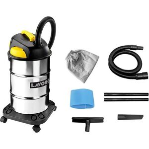 Aspirateur eau et poussières inox 1000W 180 mbar 30L Vac 30 S Lavor - Publicité