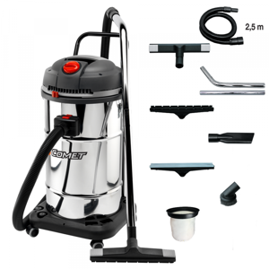 Comet Aspirateur bidon Comet CVP 265 X - 65 lt - Cuve en acier - Série Professionnelle