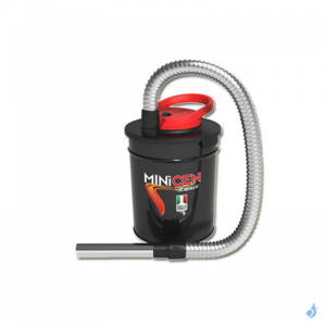 Ribimex Aspirateur à cendres MINICEN - 10 Litres - Moteur 230 V - 800 W