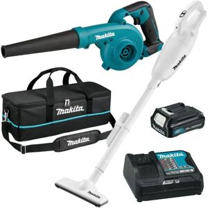 Makita CLX245SAX1 Set de machines combiné UB100 + CL108FDZW (12V/1x2,0Ah) Sac