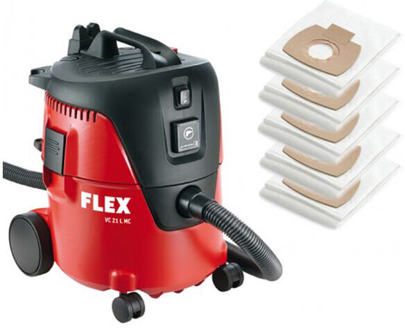 FLEX VC21LMC - Aspirateur eau et poussière - incl sacs filtrants (5 pièces) - 1250W