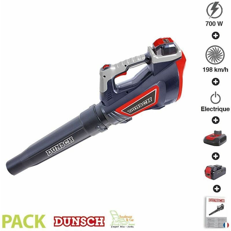 DUNSCH Pack souffleur de feuilles sans fil 40V AVEC batterie et chargeur