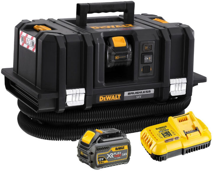 Notice d'utilisation, manuel d'utilisation et mode d'emploi DeWalt DeWALT DCV586MT2-QW FlexVolt Batterie Aspirateur sec et humide Classe M 54V 6Ah Li-Ion   