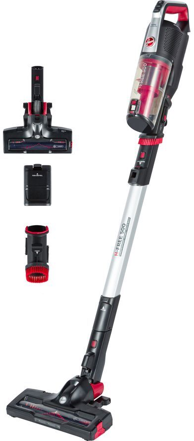 Hoover H-FREE 500 Home HF522BH Cordless Vacuum Cleaner - Red &amp; Black, Red