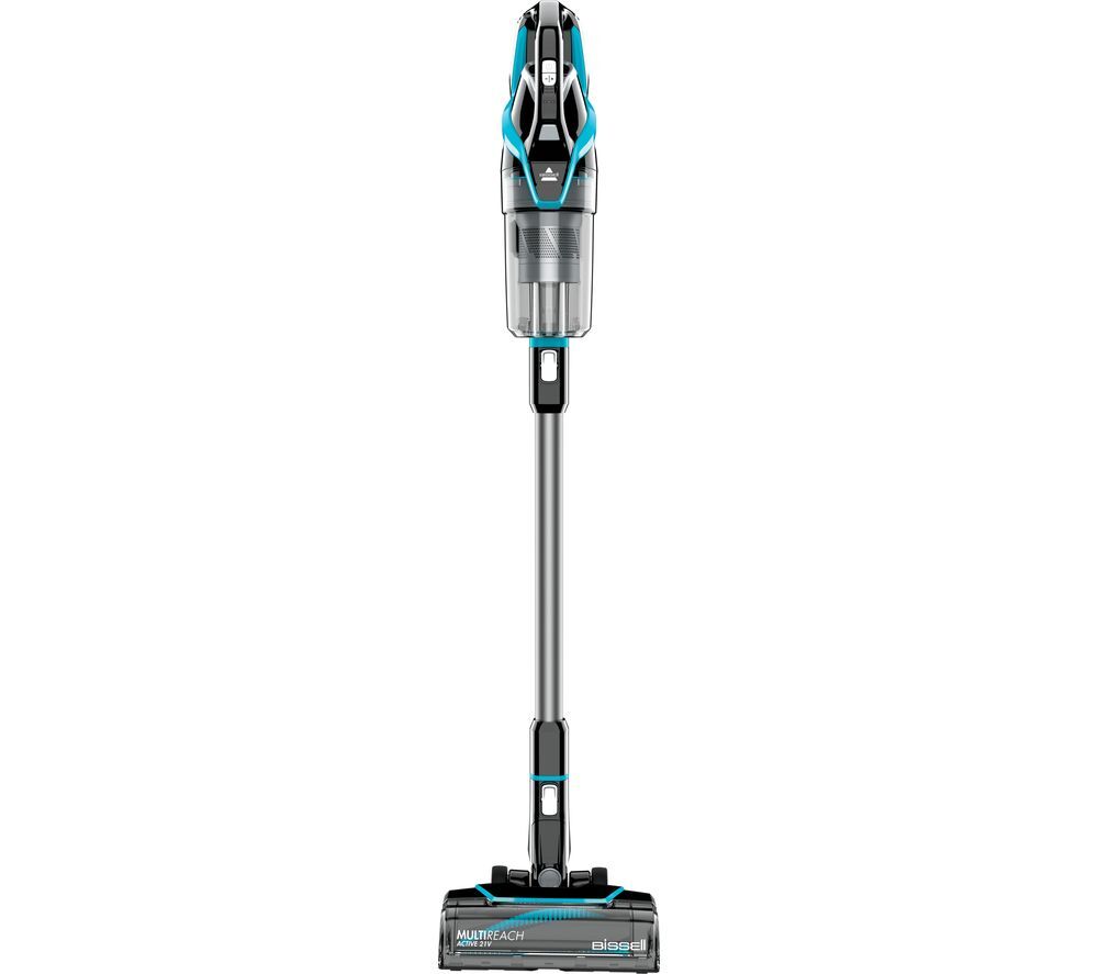 BISSELL MultiReach Active Tangle-Free 2907B Cordless Vacuum Cleaner - Silver &amp; Blue, Silver