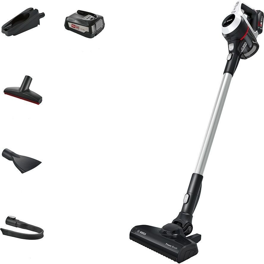 Bosch Serie 6 Unlimited BCS612GB Cordless Vacuum Cleaner - White, White