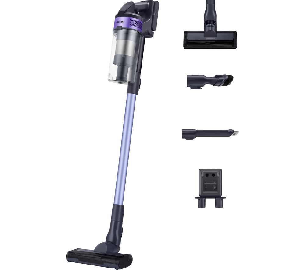 SAMSUNG Jet 60 Turbo Max 150 W Suction Power Cordless Vacuum Cleaner with Jet Fit Brush - Teal Violet &amp; Cotta Black, Teal