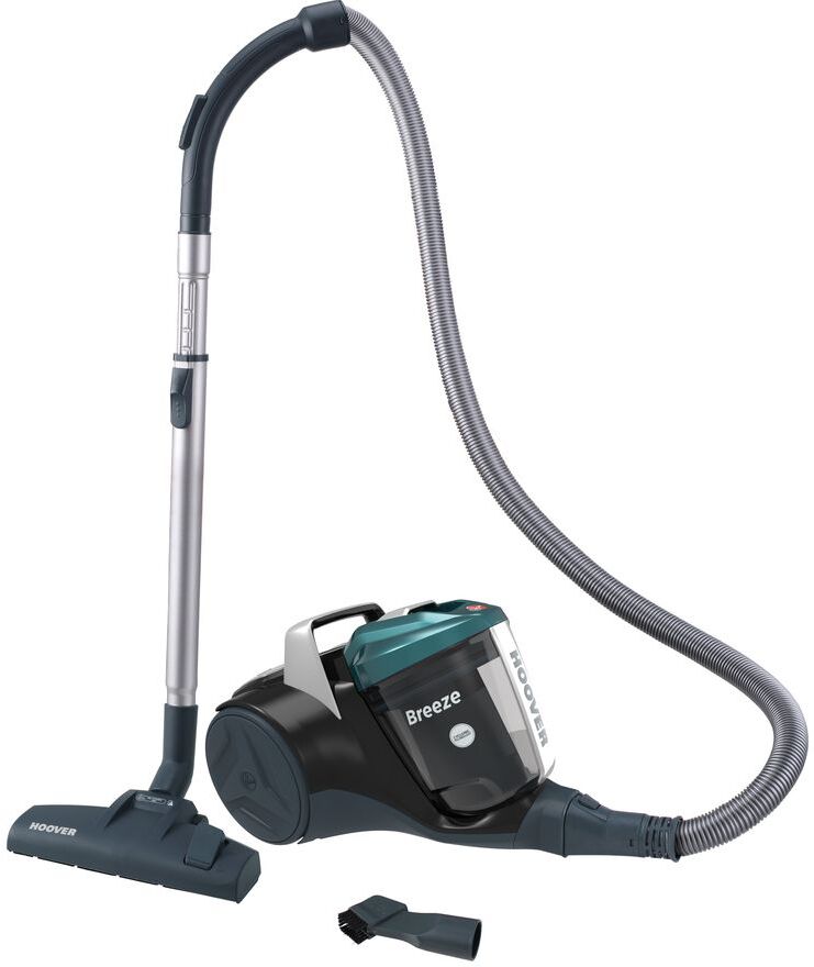 Hoover Breeze BR71 BR01 Cylinder Bagless Vacuum Cleaner - Black &amp; Green, Black