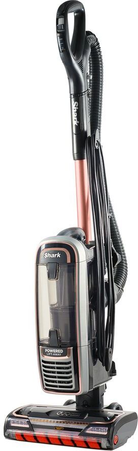 SHARK DuoClean Powered Lift-Away True Pet Anti Hair Wrap AZ910UKT Upright Bagless Vacuum Cleaner - Rose Gold, Gold