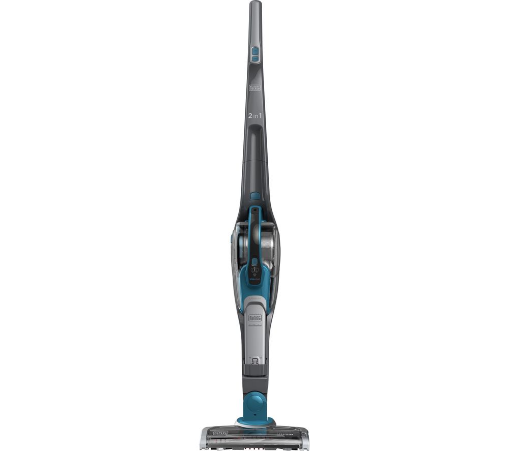 Black & Decker SVJ520BFS-GB Cordless Vacuum Cleaner - Titanium &amp; Deep Blue Ocean, Black