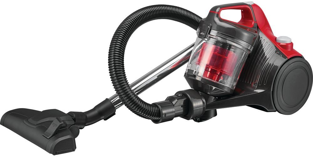 ESSENTIALS C700VC18 Cylinder Bagless Vacuum Cleaner - Red &amp; Grey, Red