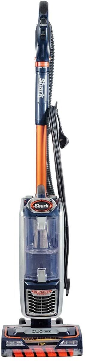 Shark NZ801UKT Anti Hair Wrap Upright Vacuum Cleaner With Powered Lift-Away -  Navy / Orange