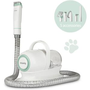 Ⓜ️🔵🔵🔵 H.Koenig PAW400 - Aspiratore e Kit di toelettatura e tosatura per animali domesti