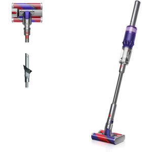 dyson omni glide aspirapolvere senza filo nichel, viola senza sacchetto