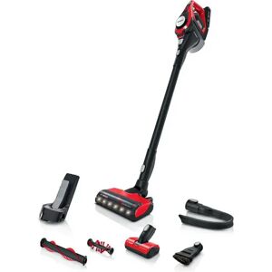 Bosch Serie 8 BBS8214PET aspirapolvere senza filo Nero, Rosso Senza sacchetto