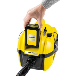 Karcher Aspiratore solidi e liquidi  WD 1 BATTERY SET aspirazione 7.5 kPa 7 L 230 W