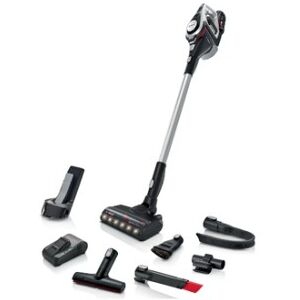 Bosch Serie 8 BSS82SIL1 scopa elettrica Senza sacchetto Nero, Argento (BSS82SIL1)