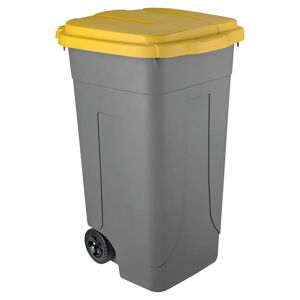 Tecnomat COPERCHIO PER BIDONE MOBILPLASTIC 80 l GIALLO