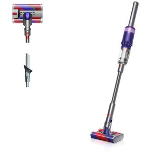 dyson omni glide aspirapolvere senza filo nichel, viola senza sacchett