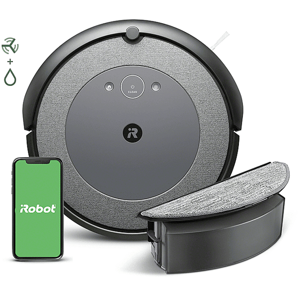 irobot roomba combo i5(178) aspirapolvere robot, 33 w