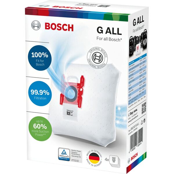 bosch sacchetti powerprotect dustbag univers 4pz bbz41fgall