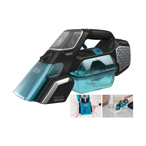 black & decker bhsb 320jp aspirapolvere portatile mini aspirapolvere senza fili aspirabriciole senza sacco potenza 9 aw - bhsb 320jp