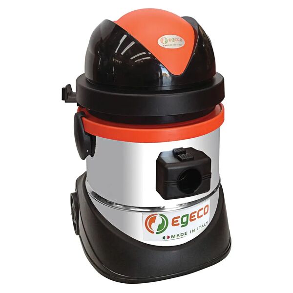 egeco bidone aspiratutto 23 l  1250 w vwi110ebri motore bistadio con scuotifiltro 170 m³/h