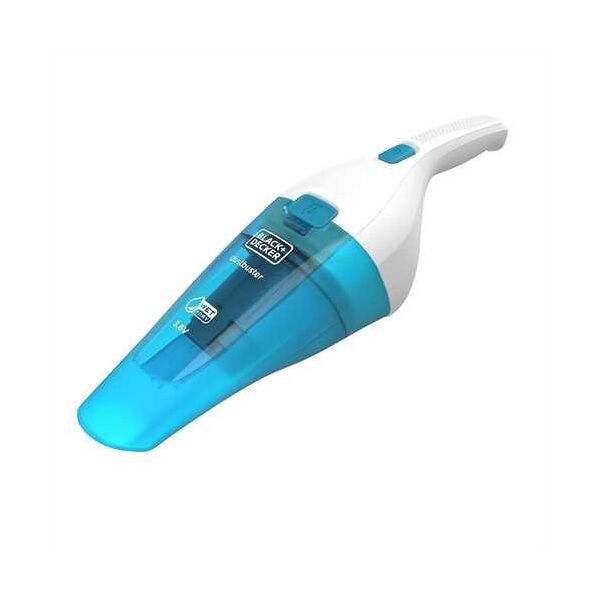 black & decker wdc115wa aspirapolvere senza filo blu, bianco senza sac