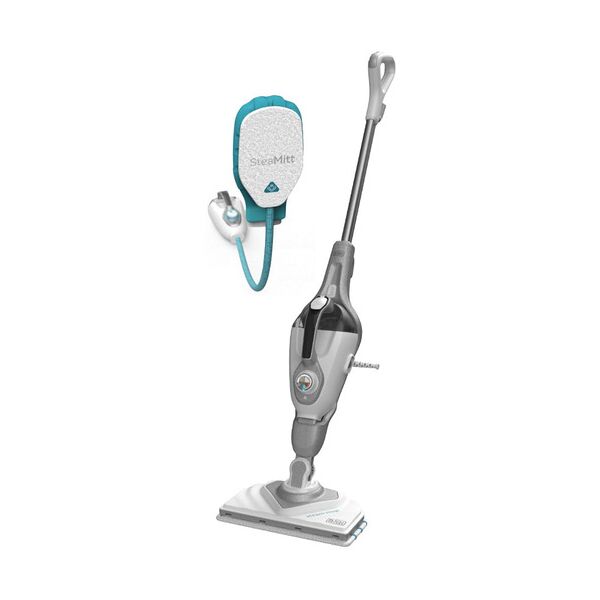 black & decker steam-mop + steamitt steam mop 0,5 l 1600 w grigio