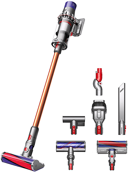 dyson v10 absolute scopa elettrica senza filo, senza sacco, 525 w