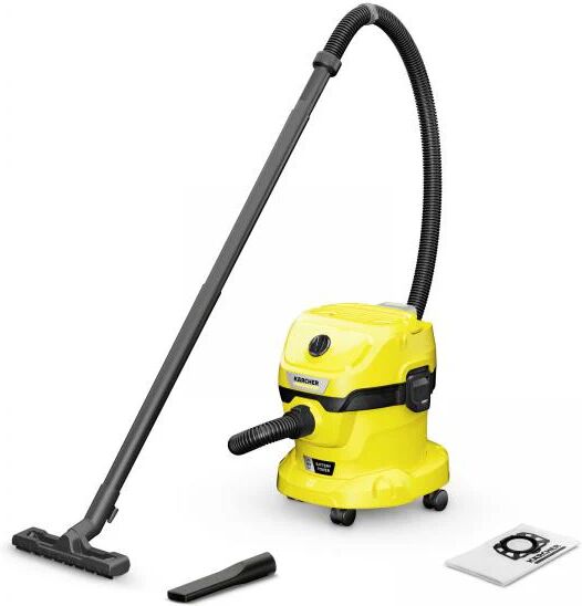 Aspirapolvere a umido e a secco Kärcher WD 2-18 Giallo Nero 225 W