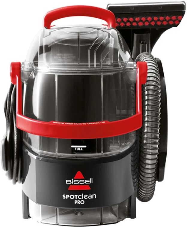 BISSELL 1558n spotclean pro pulitore portatile e lavamoquette per macchie ed aloni capacita` 2,9 litri potenza 750 w rosso/titanio